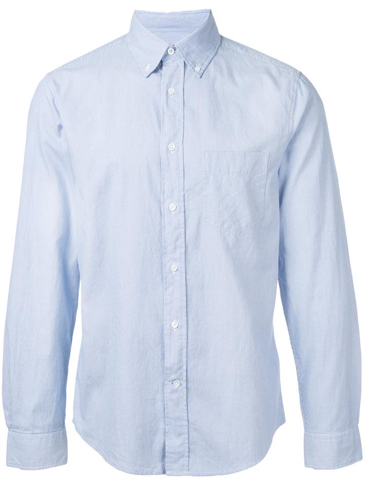 Gant Rugger - Dreamy Oxford Stripe Shirt - Men - Cotton - S, Blue, Cotton