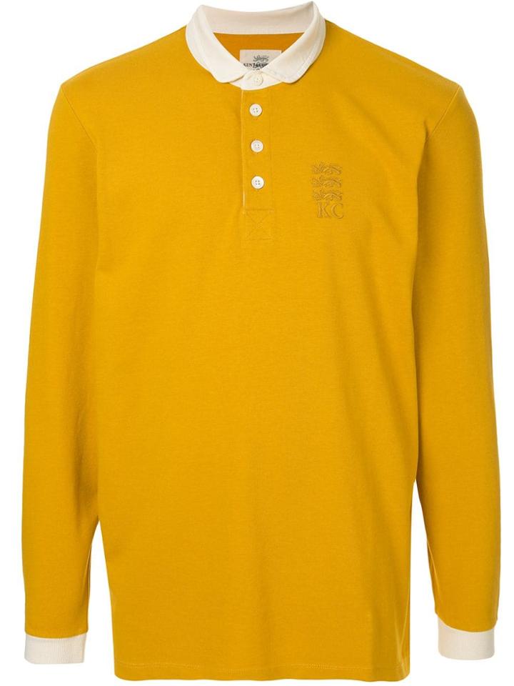 Kent & Curwen Contrasting Collar Polo Shirt - Yellow