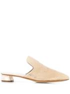 Officine Creative Metallic Mules - Neutrals