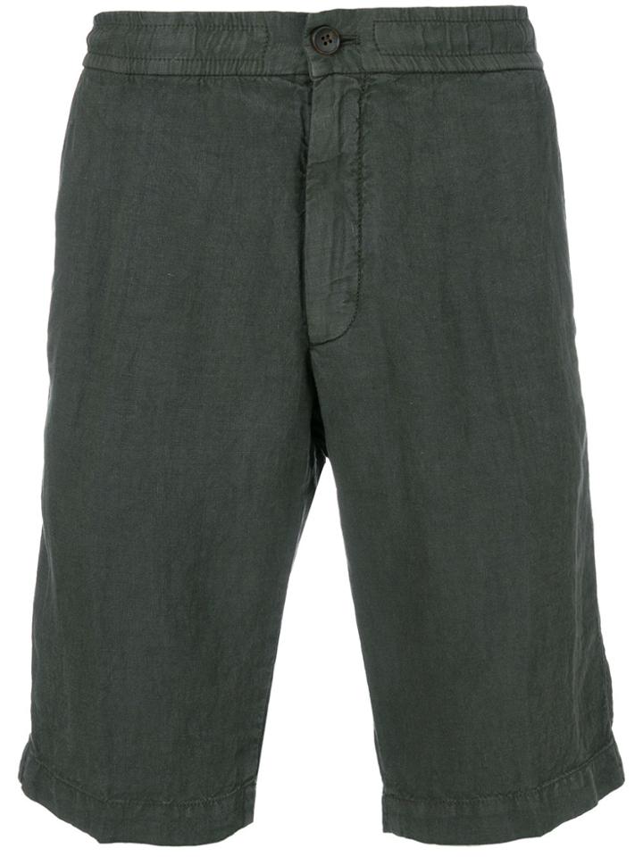 Z Zegna Elasticated Waistband Shorts - Green