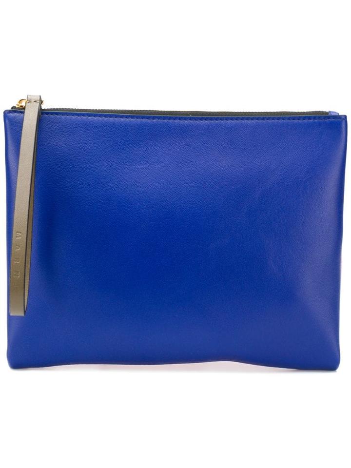 Marni Two Tone Clutch Bag - Yellow