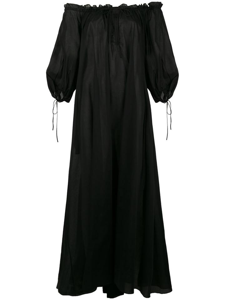 Three Graces - Almost A Honeymoon Dress - Women - Cotton - 6, Black, Cotton