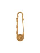 Versace Medusa Safety Pin Brooch - Gold