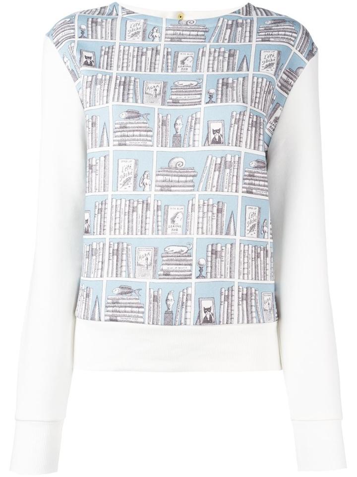 Olympia Le-tan Library Print Sweatshirt