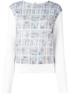 Olympia Le-tan Library Print Sweatshirt