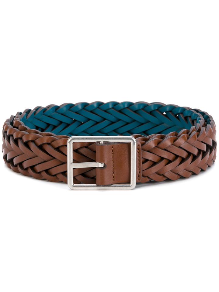 Paul Smith Woven Buckled Belt - Blue