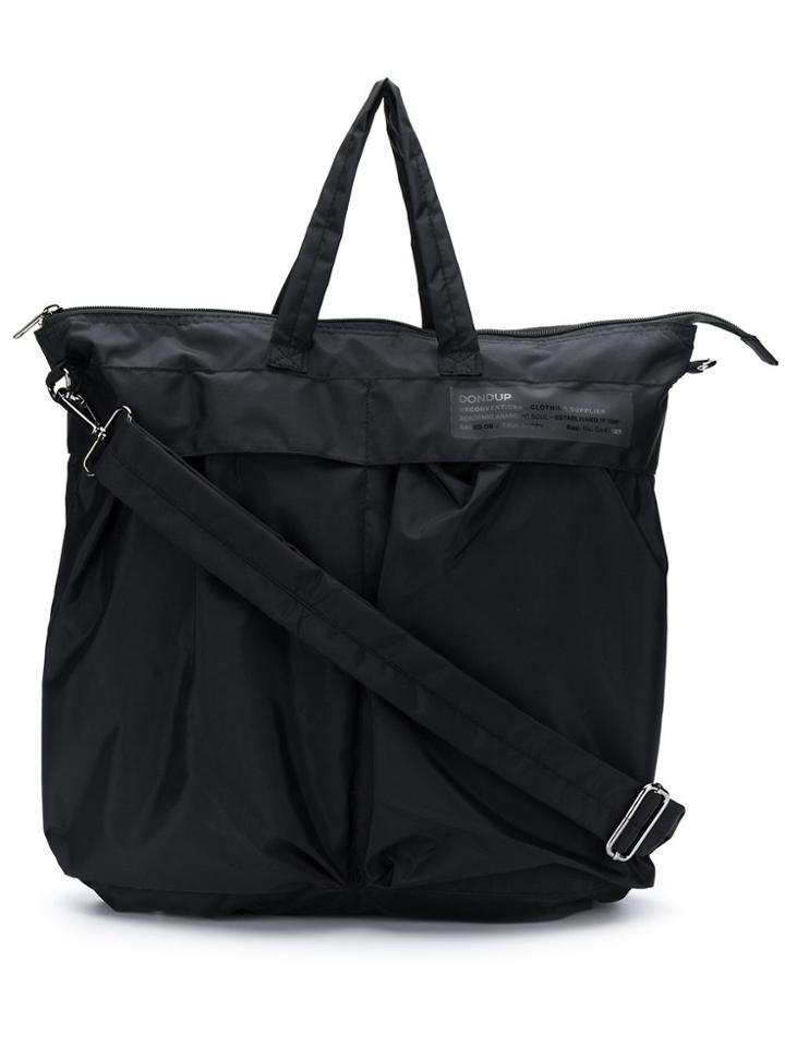 Dondup Colour Block Tote Bag - Black