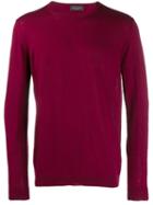 Roberto Collina Knitted Roundneck Sweater - Red