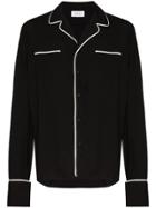 Rhude Embroidered Pyjama-style Shirt - Black
