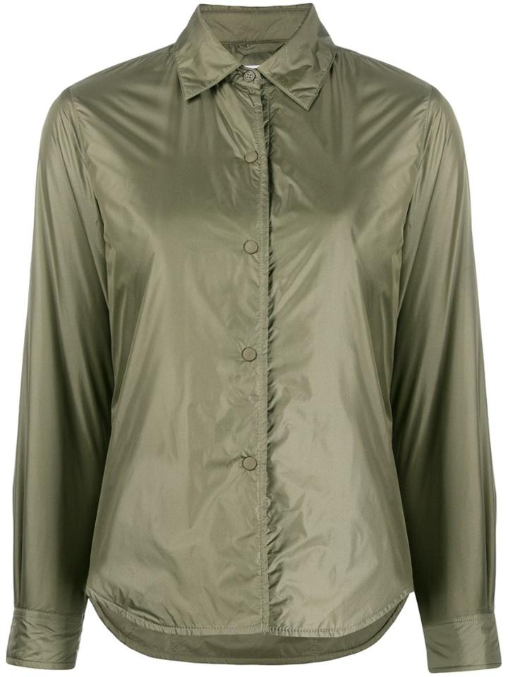 Aspesi Press Stud Shirt Jacket - Green