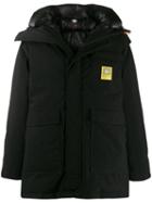 Brumal Hooded Down Parka Coat - Black