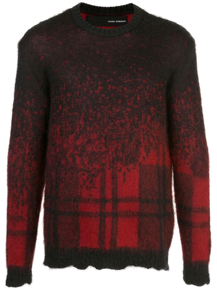 Isabel Benenato Pattern-mix Jumper - Black