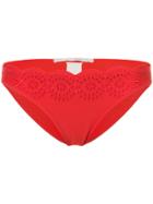 Stella Mccartney Scalloped Bikini Bottoms - Red