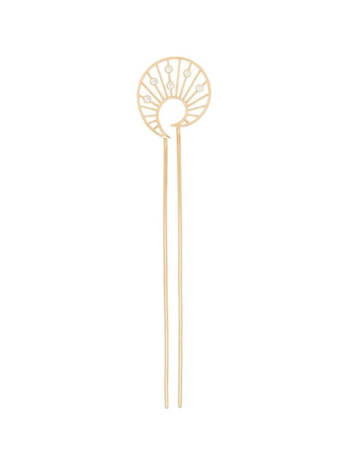 Apples & Figs Venus Shell Hair Pin - Metallic
