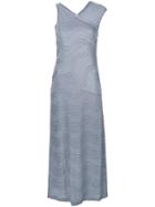 M Missoni Lurex Sleeveless Maxi Dress - Blue