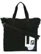 Rick Owens Drkshdw - Patch Detailed Tote - Men - Cotton - One Size, Black, Cotton