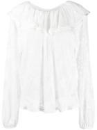 See By Chloé Ruffled Neck Blouse - White