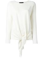 Fabiana Filippi Front Knot Jumper, Women's, Size: 46, Nude/neutrals, Cashmere