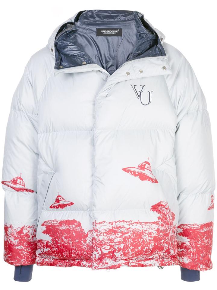 Undercover Ufo Padded Jacket - Grey