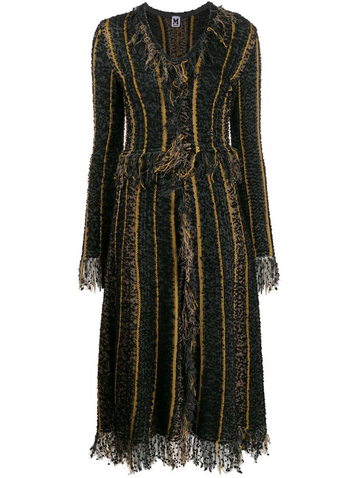 M Missoni Long-sleeve Flared Dress - Black