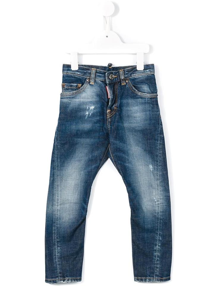 Dsquared2 Kids 'kenny Twist' Jens, Toddler Boy's, Size: 4 Yrs, Blue