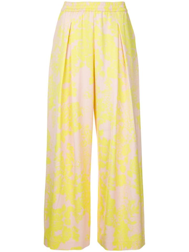 Layeur Printed Palazzo Trousers - Nude & Neutrals