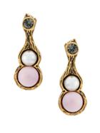 Camila Klein Faux Peral Earrings - Metallic