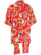 Chloé Printed High Neck Top - Orange