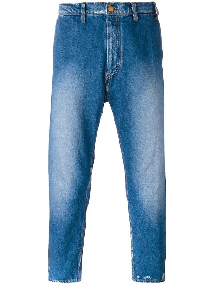 Jil Sander Tapered Jeans, Men's, Size: Medium, Blue, Cotton