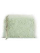Nina Ricci Feathered Clutch Bag - Green