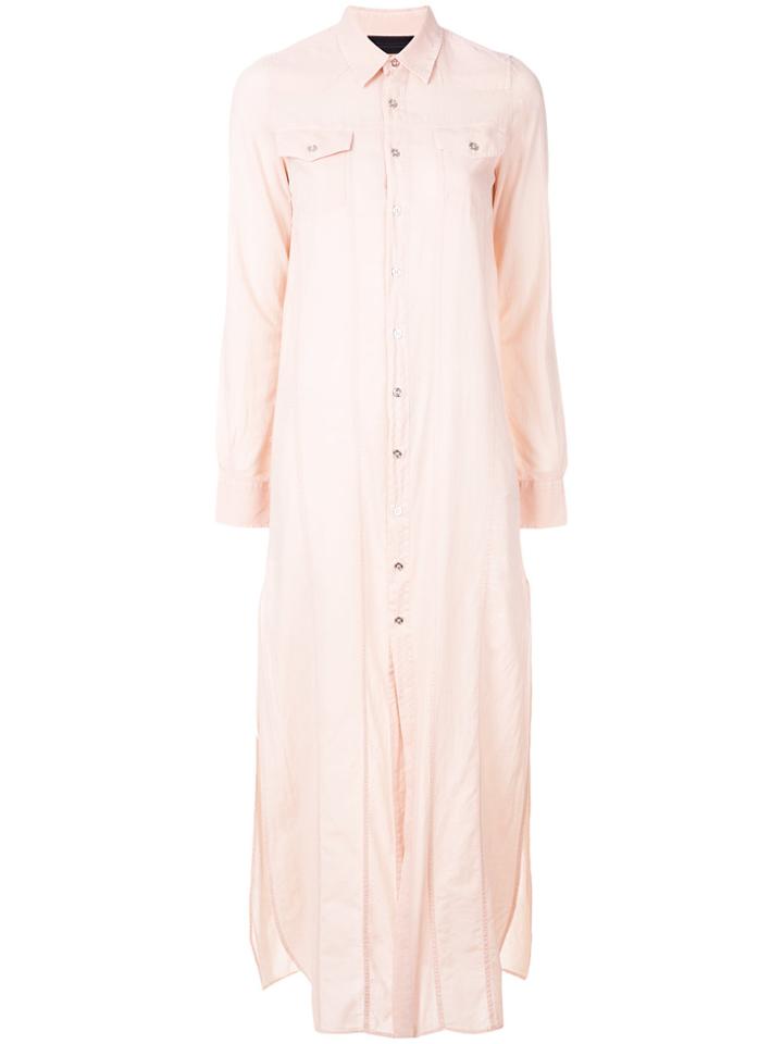 Diesel Black Gold Long Shirt Dress - Nude & Neutrals