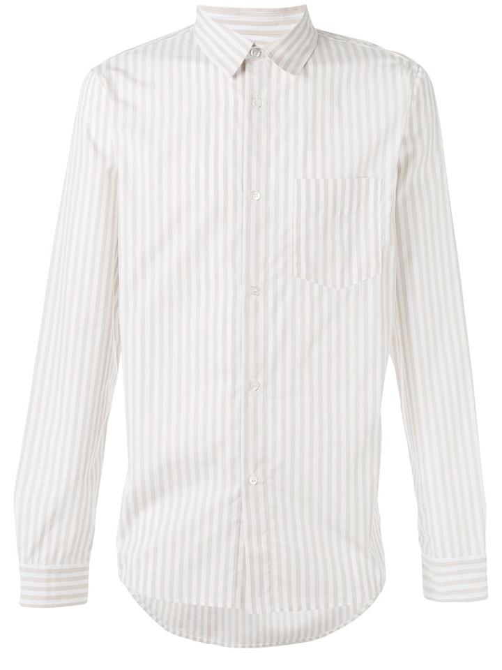 A.p.c. - Striped Shirt - Men - Cotton - M, White, Cotton