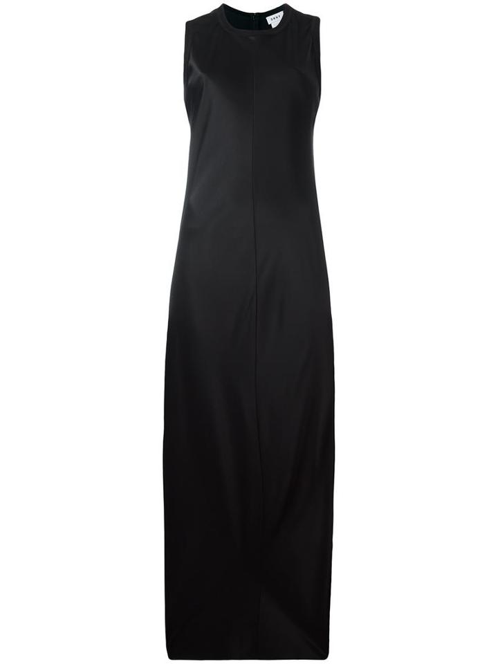 Dkny Satin Maxi Dress, Women's, Size: Large, Viscose/merino
