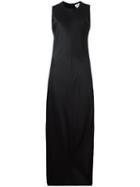 Dkny Satin Maxi Dress, Women's, Size: Large, Viscose/merino