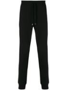 Dolce & Gabbana - Drawstring Track Pants - Men - Cotton/calf Leather/zamac - 48, Black, Cotton/calf Leather/zamac