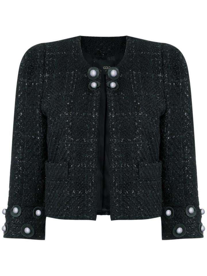 Andrea Bogosian - Tweed Jacket - Women - Acrylic/polyester/wool - M, Black, Acrylic/polyester/wool