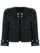Andrea Bogosian - Tweed Jacket - Women - Acrylic/polyester/wool - M, Black, Acrylic/polyester/wool