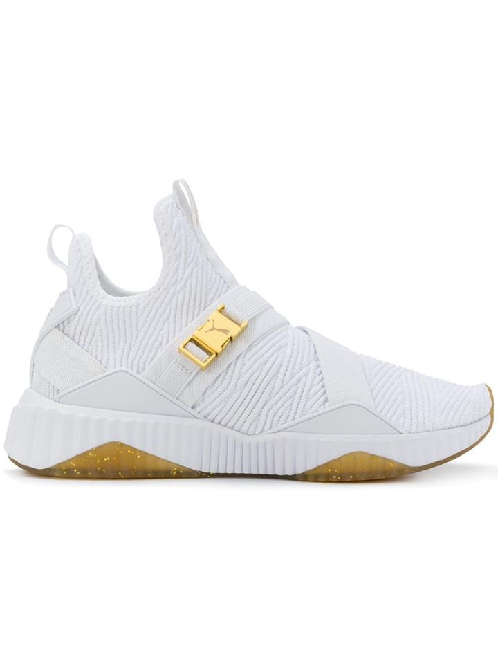 Puma Puma X Selena Gomez Defy Mid Varsity Sneakers - White