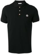 Moncler Classic Polo Shirt, Men's, Size: Medium, Black, Cotton