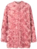 Stella Mccartney Fur Coat - Pink & Purple