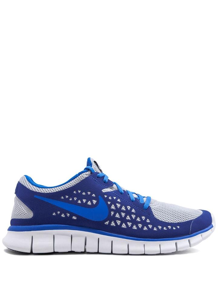 Nike Free Run Low Top Sneakers - Blue