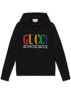 Gucci Gucci Cities Hooded Sweatshirt - Black