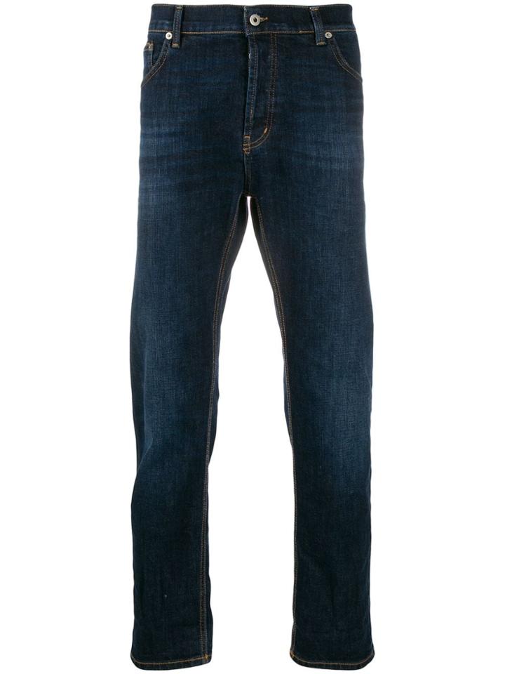 Dondup Kids Spike Straight Leg Jeans - Blue