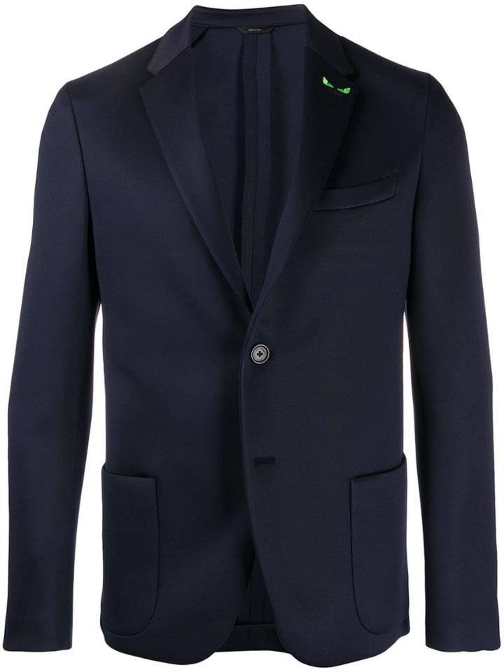 Fendi Slim-fit Blazer - Blue