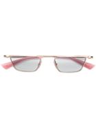 Christian Roth Rectangle Frame Sunglasses - Gold
