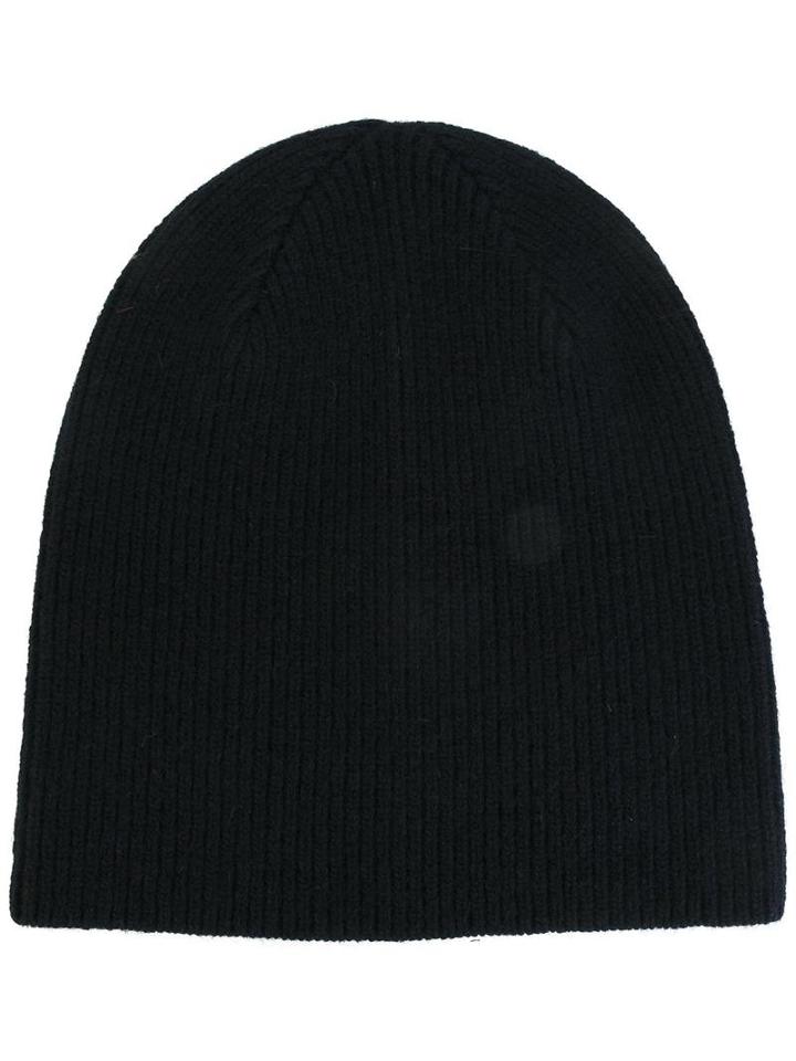Harmony Paris Ribbed Beanie, Men's, Blue, Wool/angora/polyamide