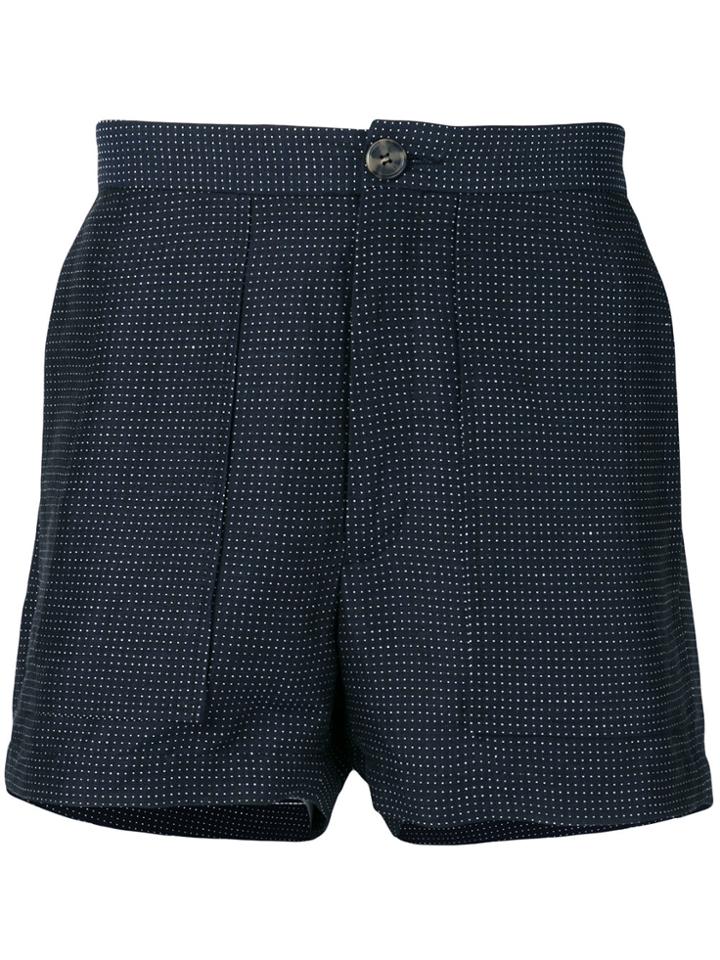 Chalayan Tailored Fitted Shorts - Blue