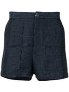 Chalayan Tailored Fitted Shorts - Blue