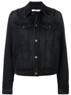 Givenchy Cropped Denim Jacket - Black