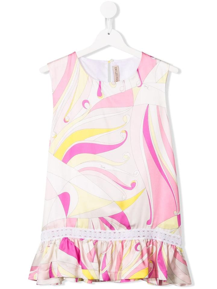 Emilio Pucci Junior Pattern Tank Top - Pink